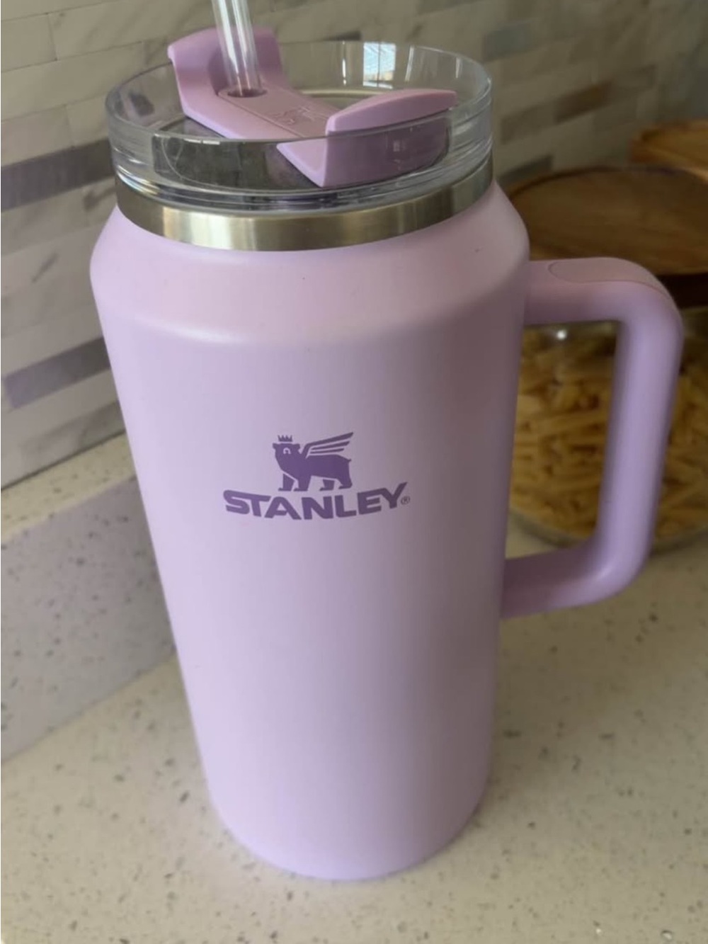Stanley Lilac Insulated Travel Mug with Handle